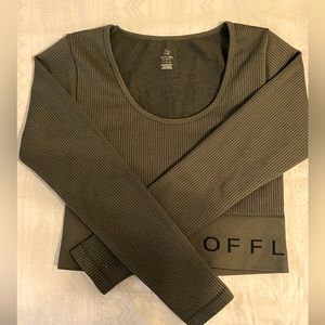 Offline Aerie Sidewalk Seamless Cropped Long Sleeve